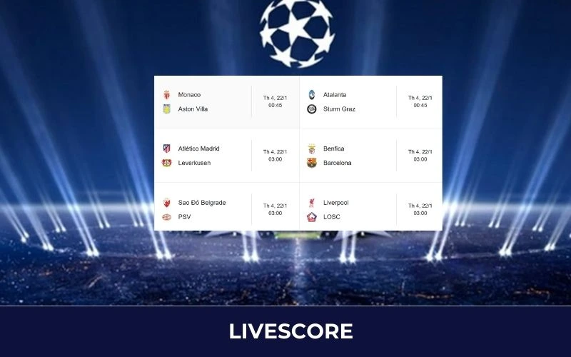 Livescore Bóng Đá Tại KhomucTV Có Gì Hot? Cập Nhật Ngay